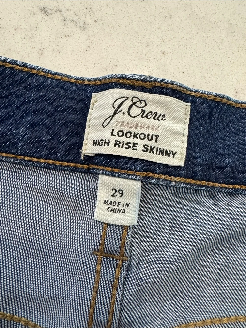 J.CREW LOOKOUT HIGH RISE SKINNY Jeans Women’s Size 29